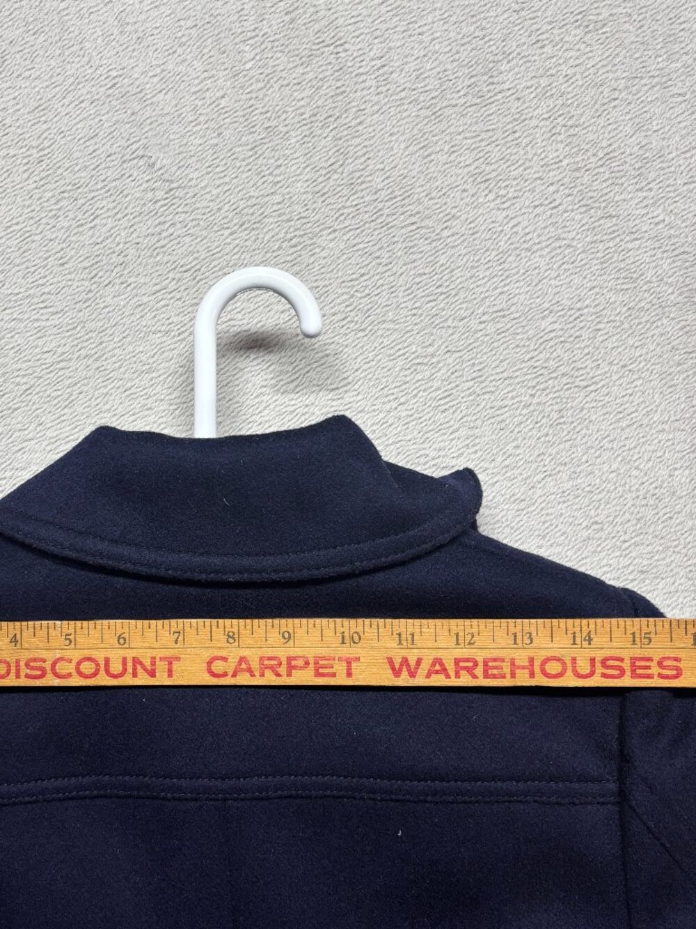 J. CREW Navy Soft Felted Peacoat Jacket Coat Womens Size‎ 2 100% Wool Thinsulate - Picture 10 of 10